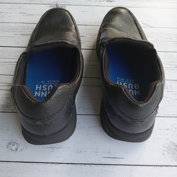 Nunn Bush Mens Leather Slip On Loafers Memory Foam Comfort Casual Dress Shoes 9 - Picture 3 of 7